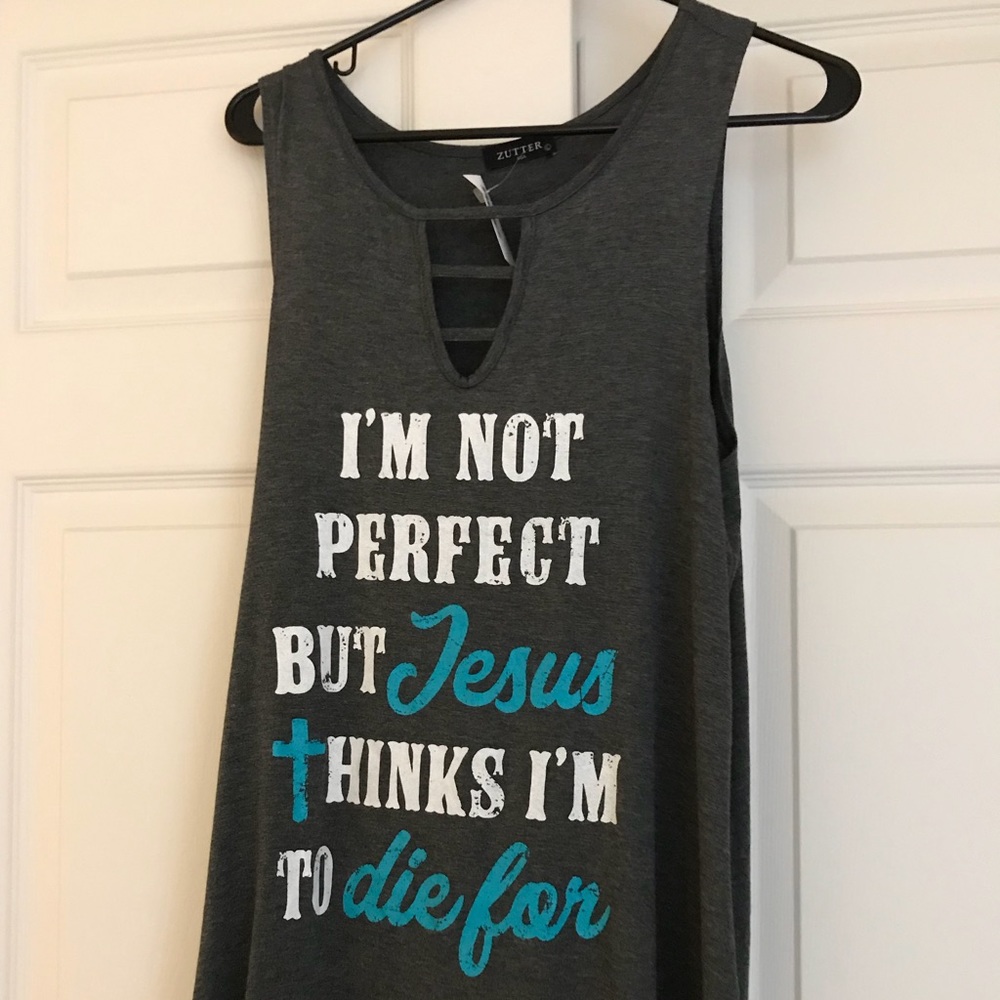 Grey Cotton Tank